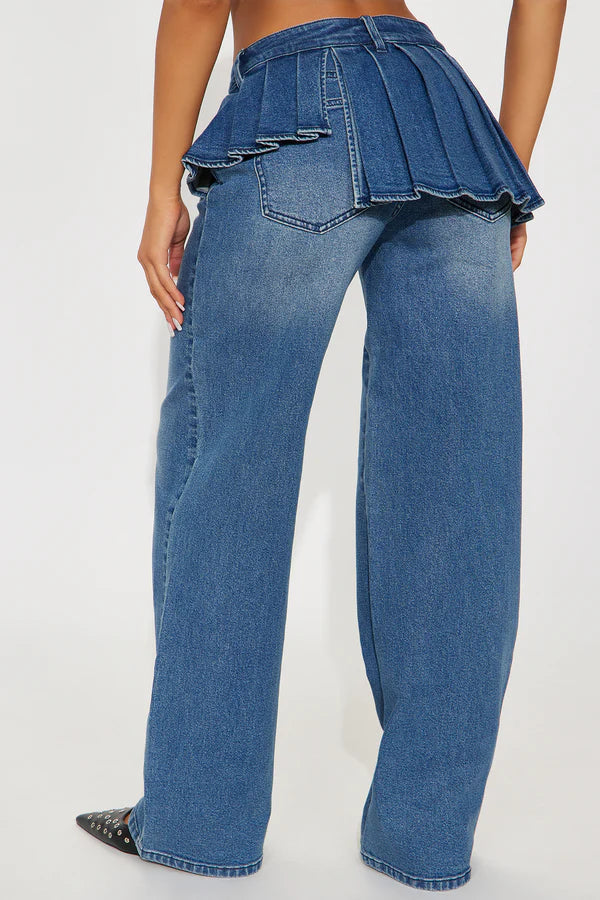 Jeans Just A Girl Low Rise Skirted