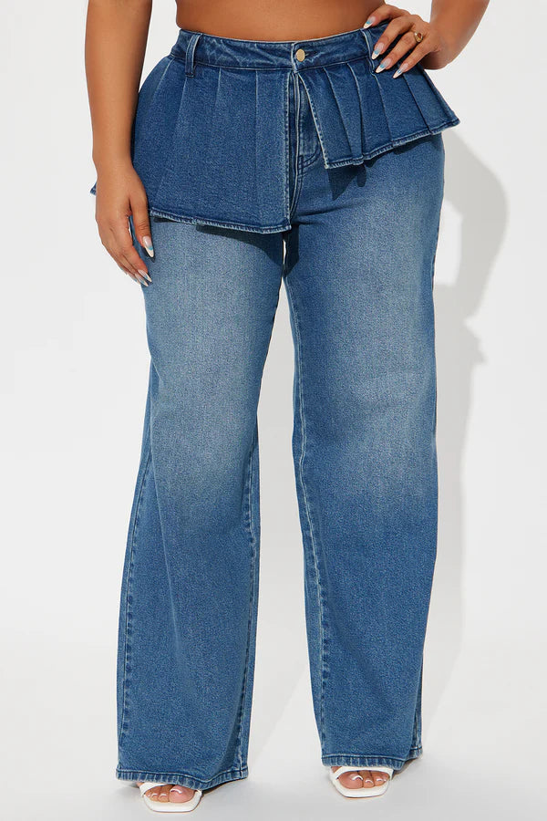 Jeans Just A Girl Low Rise Skirted